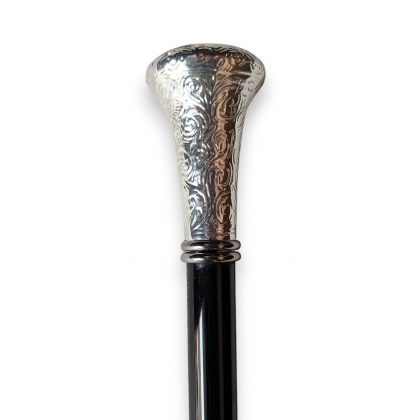 Sword-style walking stick with a silver Scudo pommel