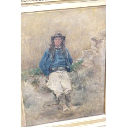 Картины | Картина с подписью АДОЛЬФ ЛЕЛЮ. Moinat SA  — Антиквариат и предметы интерьера