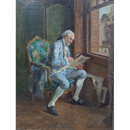 Tableau \"Acquisition normale\" signé GRISON