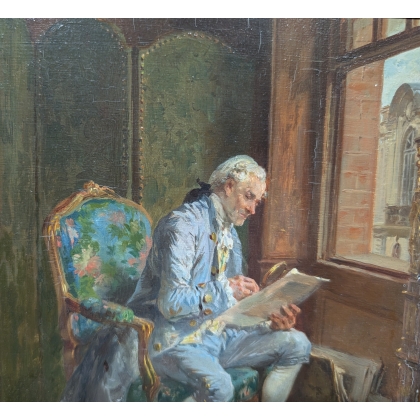 Tableau \"Acquisition normale\" signé GRISON