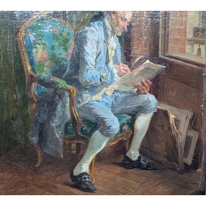 Tableau \"Acquisition normale\" signé GRISON