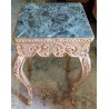 Sellette carrée Louis XV dorée