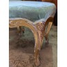 Paire de tabourets Louis XV dorés