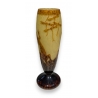 Vase Lézard et Libellules signé Le Verre Français