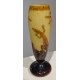 Vase Lézard et Libellules signé Le Verre Français