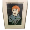 Gravure "Pierrot" signée E. GRAF 1961