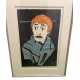 Gravure "Pierrot" signée E. GRAF 1961