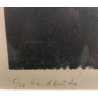 Gravure "Pierrot" signée E. GRAF 1961