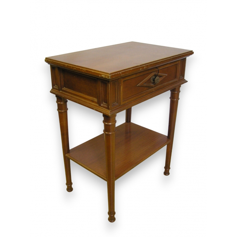 Directoire-style bedside table in cherry wood at  Moinat SA  - Antiques and home décor