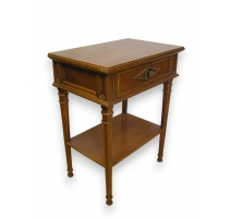 Bedside Directoire style cherry wood