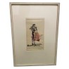 Aquarelle "Tauréador" signée E. GRAF 60