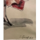Aquarelle "Tauréador" signée E. GRAF 60
