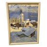 Aquarelle "Lens sous la neige" signée W. FEUZ