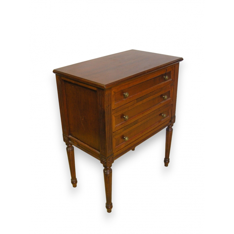Louis XVI-style mahogany bedside table, 3 on  Moinat SA  - Antiques and home décor