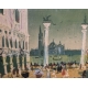 Pastel "Venezia" signé H. Rob. PIPPAL