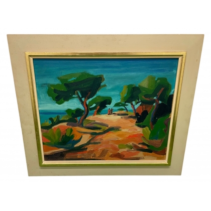 Tableau \"Paysage méditerranéen\"