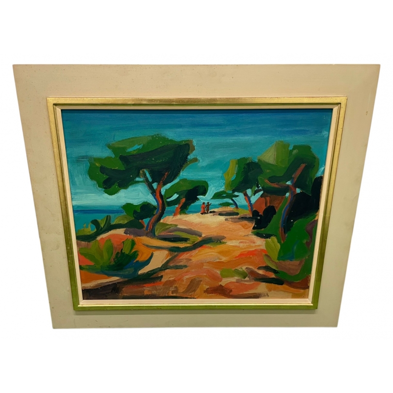 Tableau "Paysage méditerranéen"
