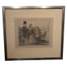 Gravure "Emotions champètres" par DAUMIER