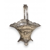 Panier en argent intérieur en cristal