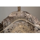 Panier en argent intérieur en cristal