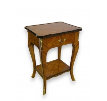 Bedside rosewood inlaid with