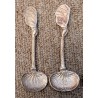 Suite de 6 cuillères "Phagocytes" d'après LALANNE
