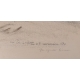 Gravure "Chamois sous la neige" signée RIME