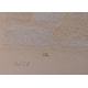 Gravure "Chamois sous la neige" signée RIME