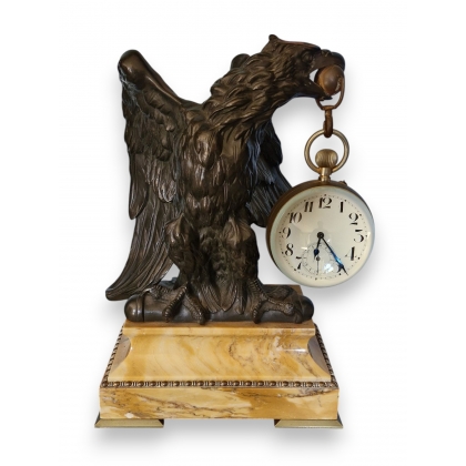 Bronze watch stand decorated with an eagle motif