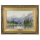 Aquarelle "Mount Jasper" signée BELL-SMIITH