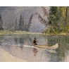 Aquarelle "Mount Jasper" signée BELL-SMIITH