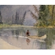 Aquarelle "Mount Jasper" signée BELL-SMIITH