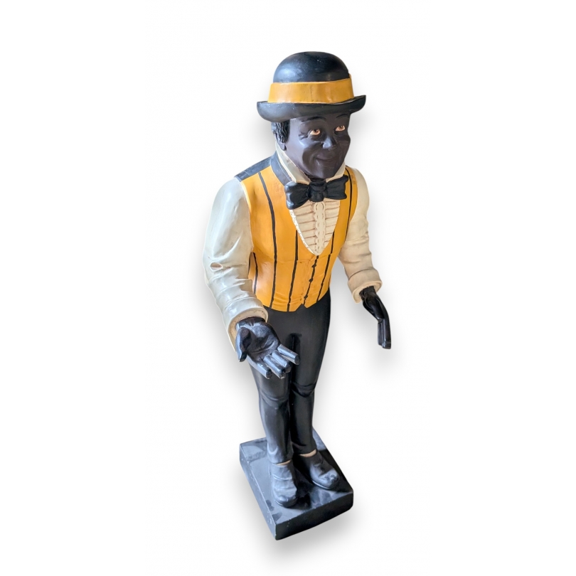 Valet noir en résine