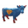 Petite vache en résine SUPERMAN