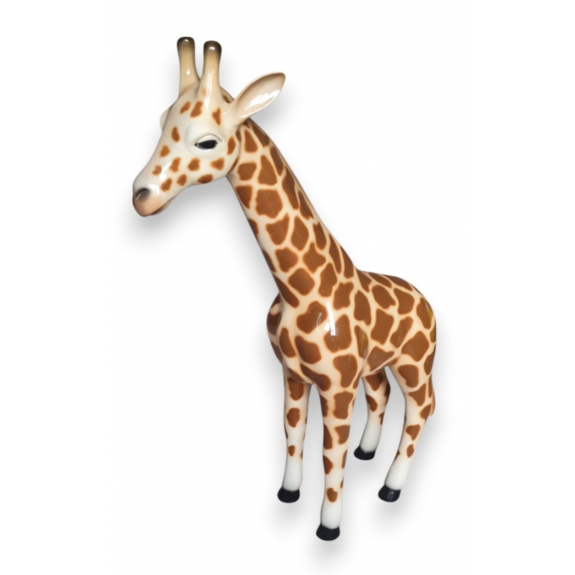 Girafe en résine brillante