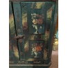 Armoire peinte miniature