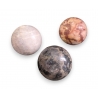 Suite de 3 boules en marbre