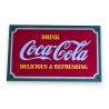 Plaque émaillée "Coca-Cola"