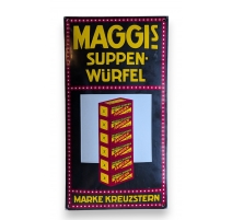 Plaque émaillée "MAGGI Suppen-Würfel"