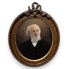 Tableau portrait ovale \"César Malan\"
