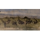 Gravure "Troupe d'oryx" signée Robert HAINARD