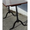 Table de bistrot rectangulaire