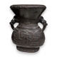Vase en bronze à anses dragon
