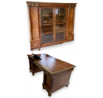Ensemble bureau et bibliothèque par LINKE