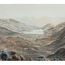 一套题为《洛韦茨湖景》的版画，由莫伊纳特公司（Moinat SA）出品——古董与装饰艺术——版画、石版画