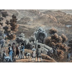一套题为《洛韦茨湖景》的版画，由莫伊纳特公司（Moinat SA）出品——古董与装饰艺术——版画、石版画