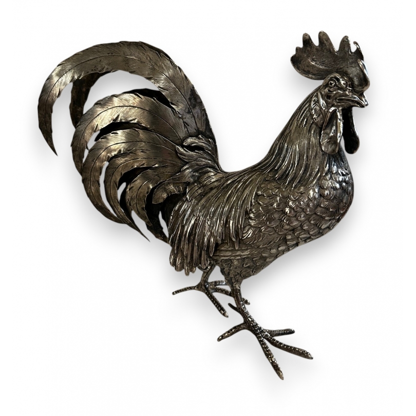 Coq en argent 800