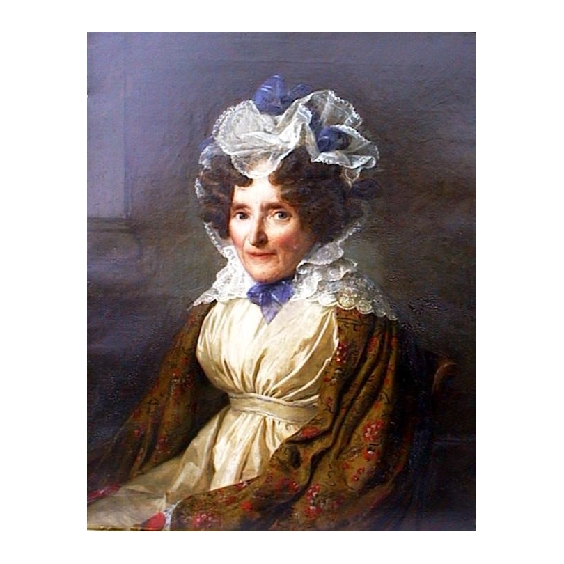 Portrait de Mlle Rebout, signé FERRIERE.