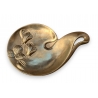 Vide-poche Cyclamen Art-Nouveau en bronze