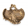 Vide-poche Napoléon III fleur en bronze